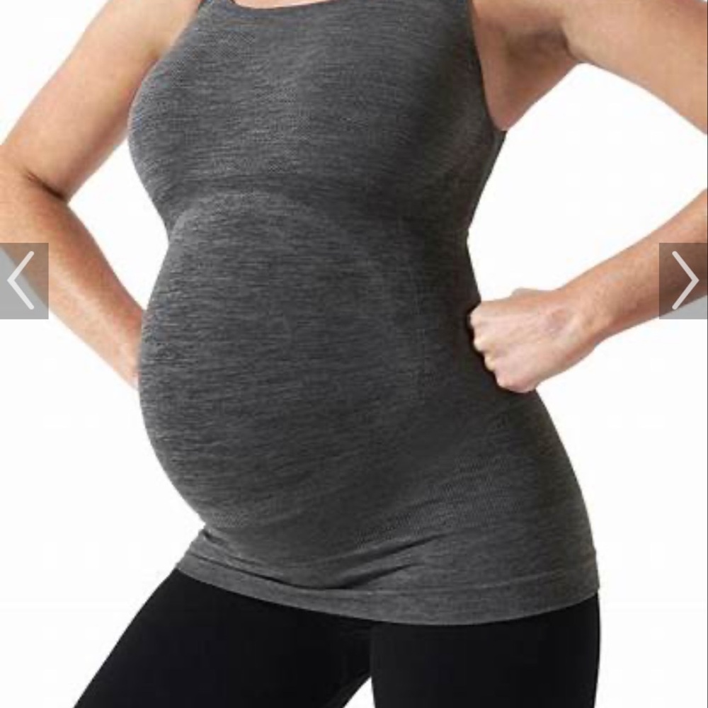 Gray Maternity Tank Top